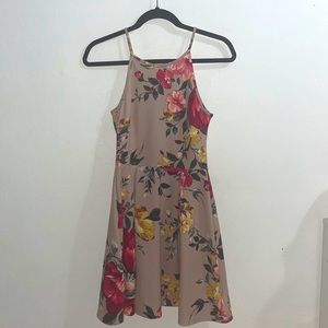 Dusty Rose Floral dress Soprano